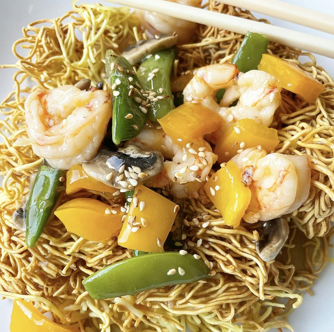 Egg Noodles with Shrimp and Veggies truLOCAL Recipe